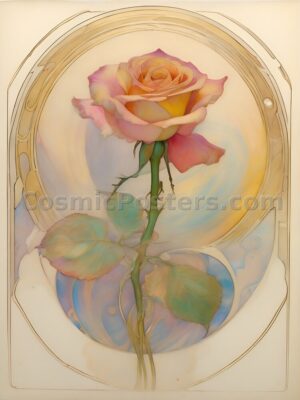 Watercolor Rose 01