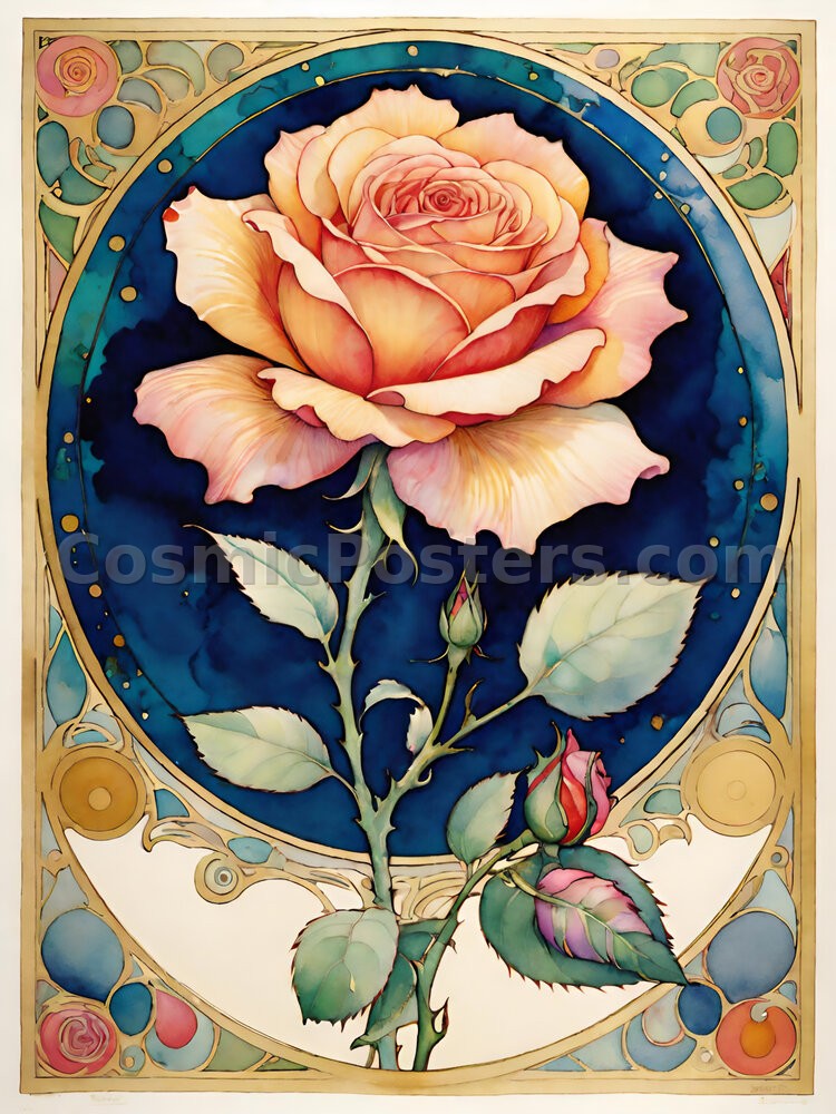 Watercolor Rose 15