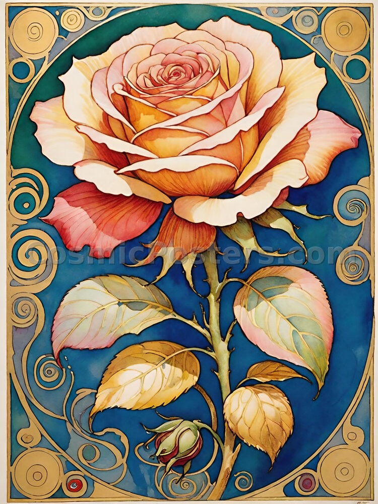 Watercolor Rose 18