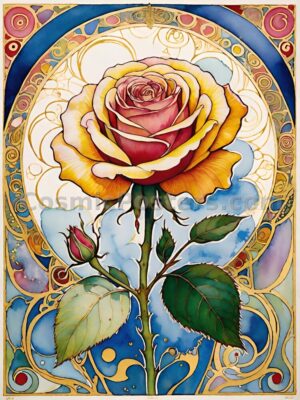 Watercolor Rose 29