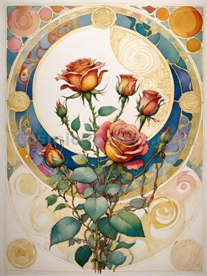 Watercolor Rose 32