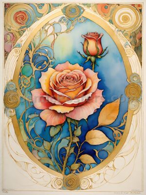 Watercolor Rose 41