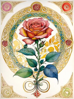 Watercolor Rose 49
