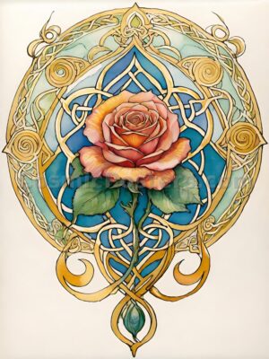Watercolor Rose 51
