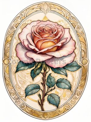 Watercolor Rose 61