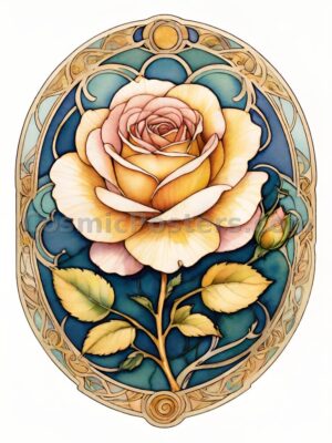 Watercolor Rose 64