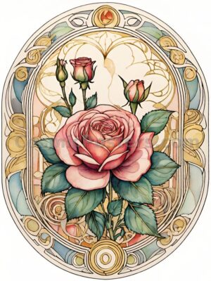 Watercolor Rose 69