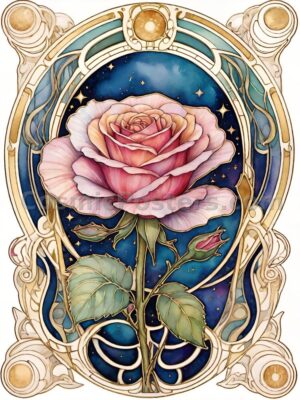 Watercolor Rose 70