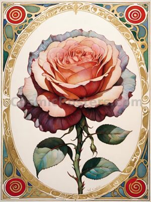 Watercolor Rose 05