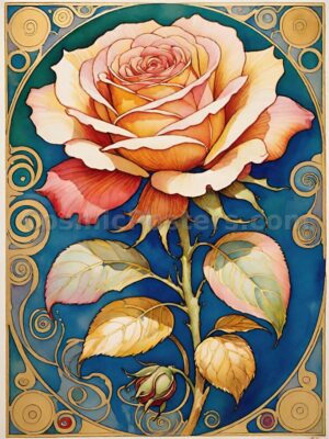Watercolor Rose 18