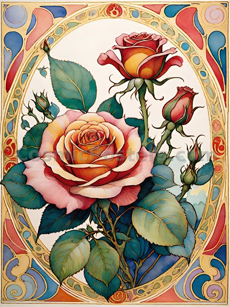 Watercolor Rose 19
