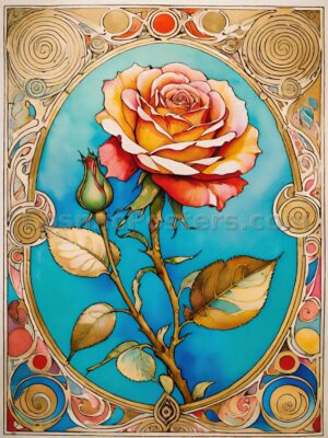 Watercolor Rose 26