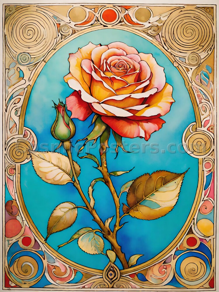 Watercolor Rose 26
