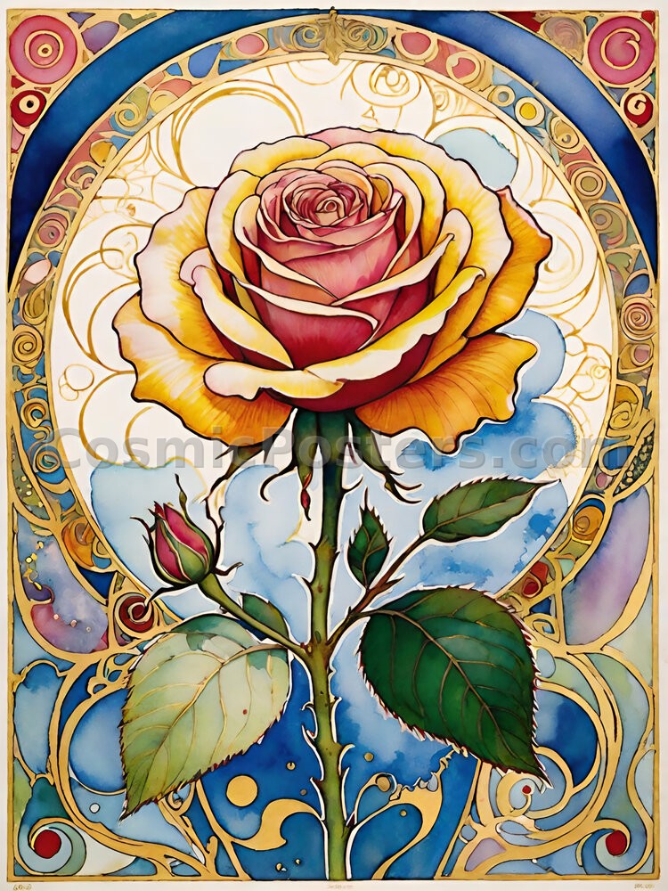Watercolor Rose 29