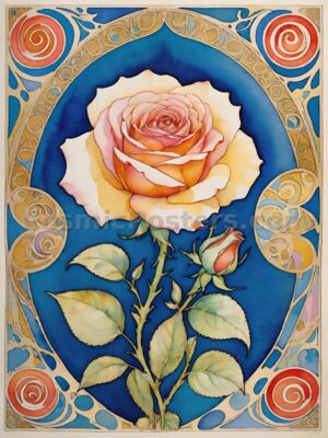 Watercolor Rose 30