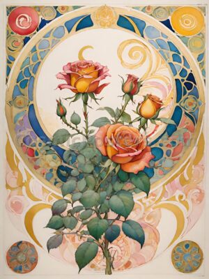 Watercolor Rose 34