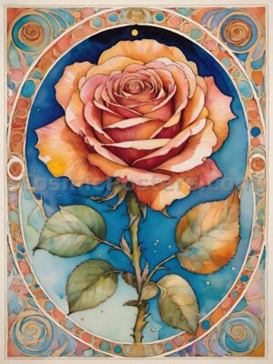 Watercolor Rose 39
