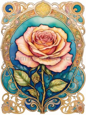 Watercolor Rose 56