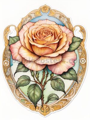 Watercolor Rose 63