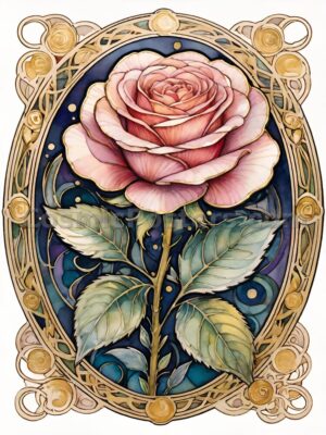 Watercolor Rose 73